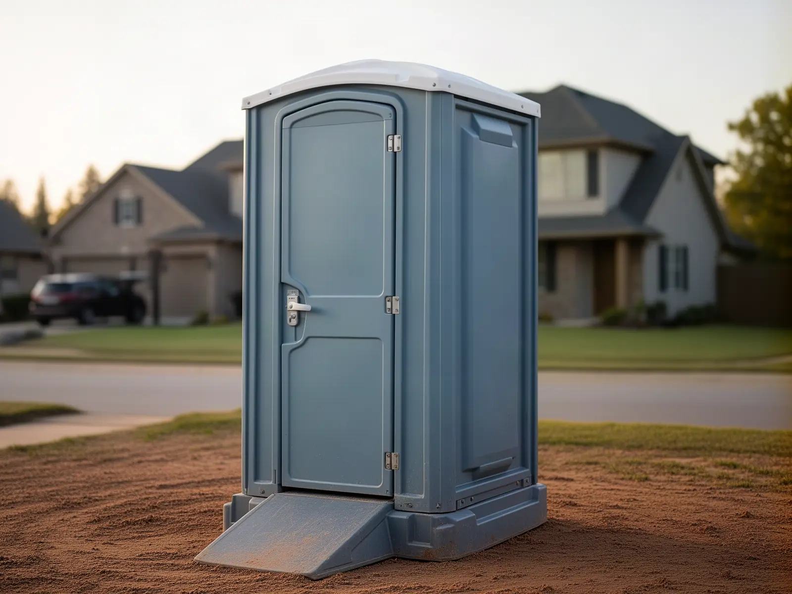 Clean porta potty unit from Larkwell Brothers Porta Potty Rental in Somerville, MA